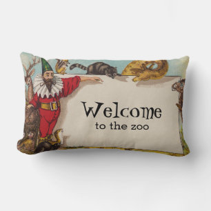 Isidore the Elf & his Animals Lumbar Pillow