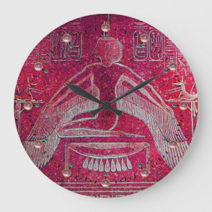 ISIS, Antique Red Large Clock