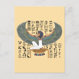 Isis God - Ancient Egyptian History Postcard