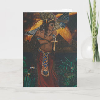 Isis Greeting Card