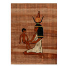 Isis with the Infant Horus Papyrus Print