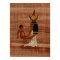Isis with the Infant Horus Papyrus Print