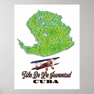 isla de la juventud Cuba Poster