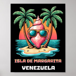 Isla De Margarita Venezuela Beach Vacation Poster