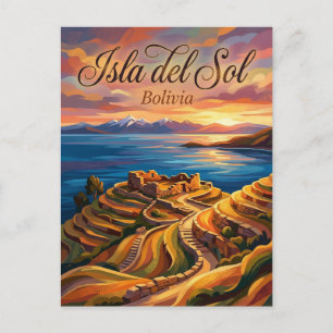Isla del Sol Bolivia Postcard