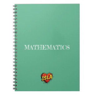 Isla Heart Green Notebook