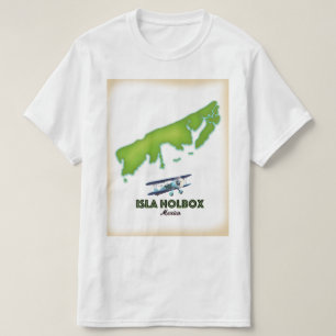 Isla Holbox Mexico travel poster T-Shirt