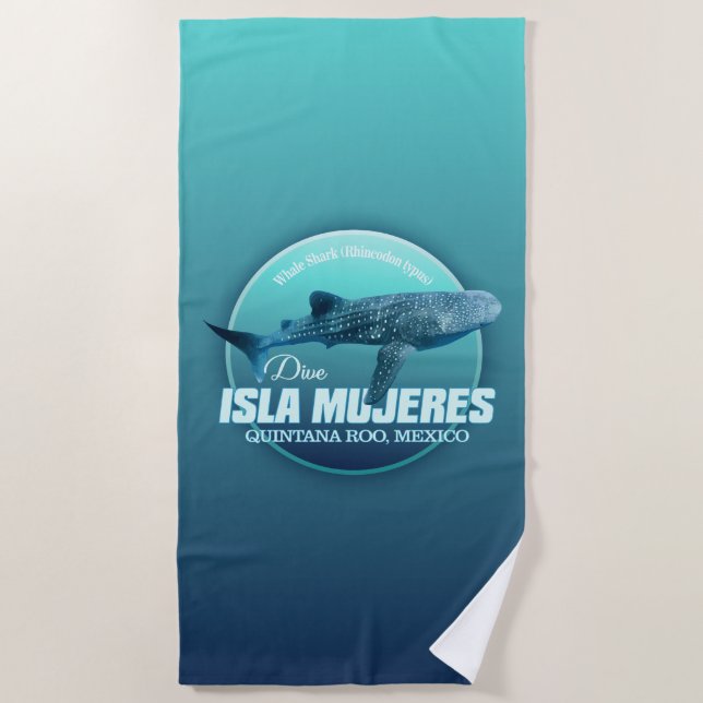 Isla Mujeres (DD2) Beach Towel (Front)