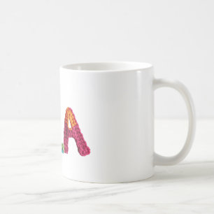 Isla Name in Vibrant Crochet Pattern Coffee Mug