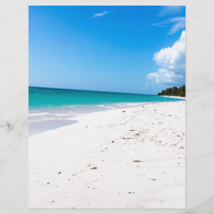 Isla Saona beach in the Caribbean Customised Letterhead