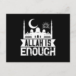 Islam - Allah Is Enough Postcard