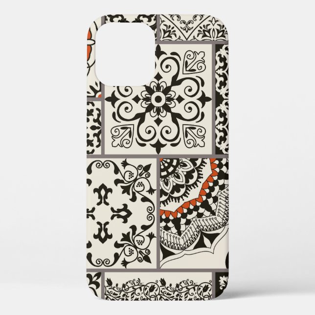 Islam Arabic Majolica Tiles Patchwork Case-Mate iPhone Case (Back)