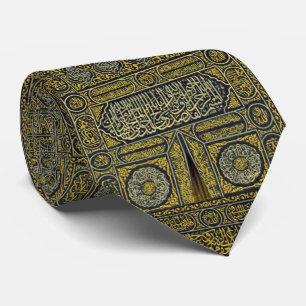 Islam Islamic Muslim Arabic Calligraphy Hajj Kaaba Tie