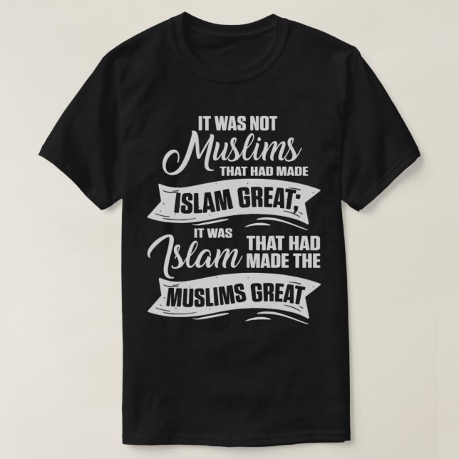 Islam Muslim Allah Religious Mosque Quran Ramadan  T-Shirt (Design Front)