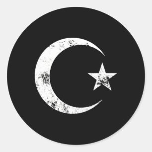 Islam Symbol Islamic Muslim Sign For Classic Round Sticker