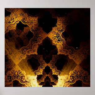 Islamic 3D: Ramadan Festival Background. Poster