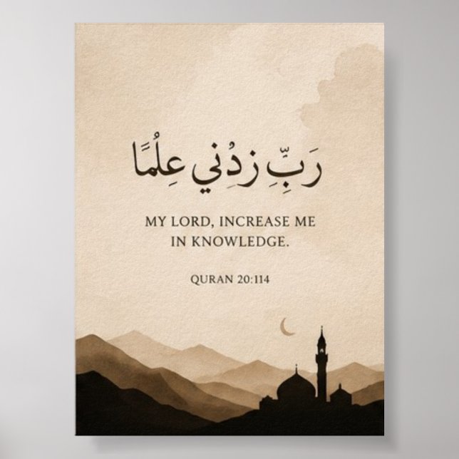 Islamic Aesthetic Posters for Muslim Home (Front)