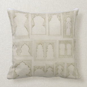 Islamic and Moorish arch designs for balconies, wi Cushion
