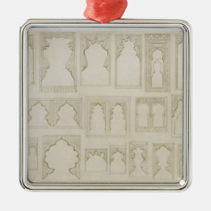 Islamic and Moorish arch designs for balconies, wi Metal Tree Decoration