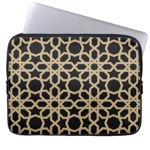 Islamic Arabic Geometric Pattern Design Abstract Laptop Sleeve