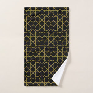 Islamic Arabic Geometric Pattern Design Vintage    Hand Towel