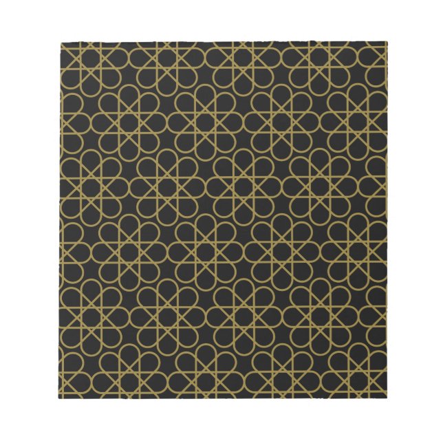 Islamic Arabic Geometric Pattern Design Vintage   Notepad (Front)