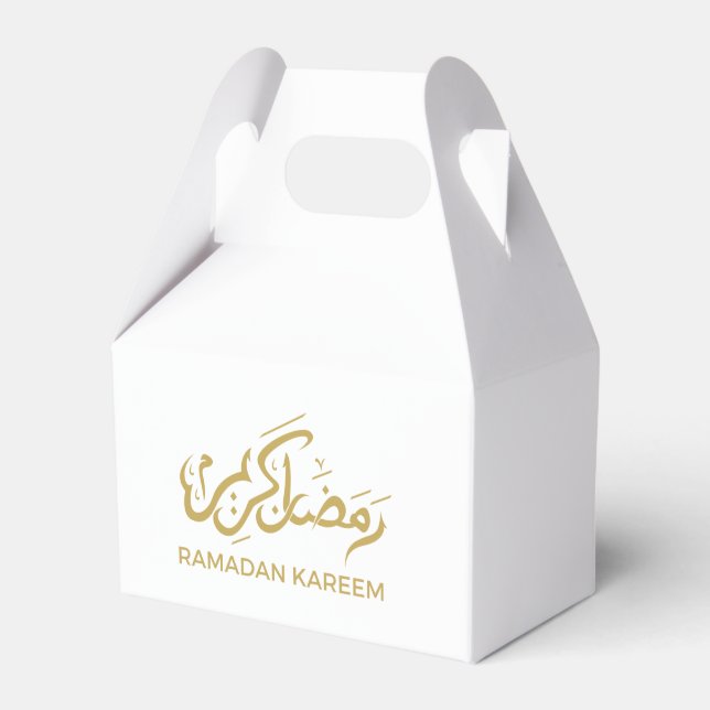 Islamic Arabic Ramadan Kareem Favour Box (Front Side)