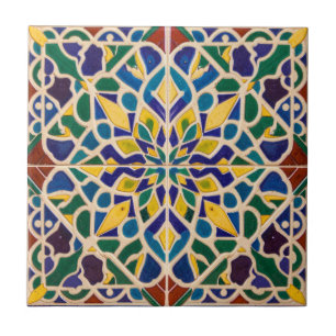 Islamic Art Moroccan Mosaic Colourful Home Decor Ceramic Tile