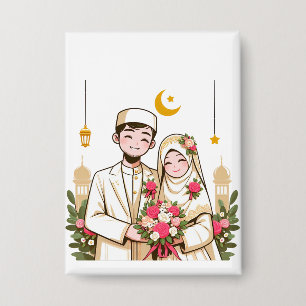 Islamic Art Nikah Muslim Groom And Bridle Islamic