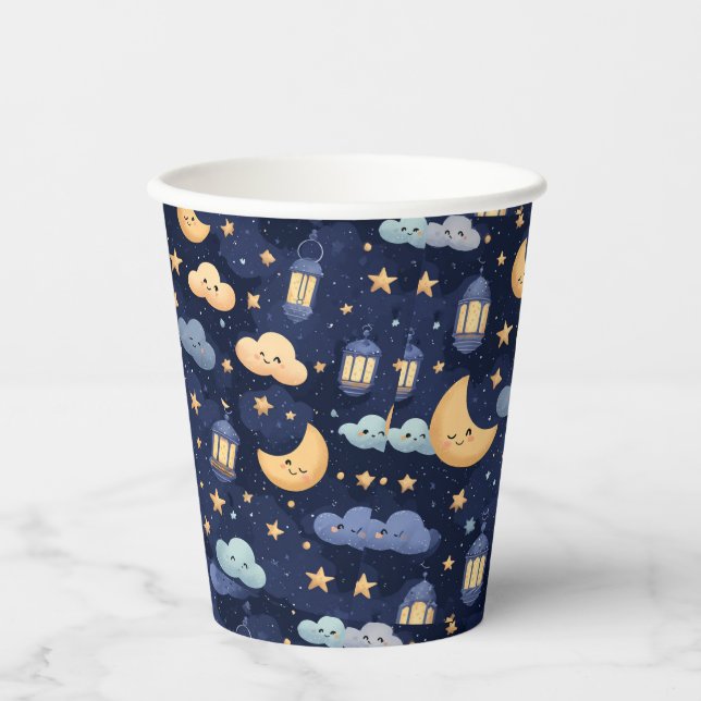 Islamic Baby Shower Paper Cups | Aqiqah Party (Front)