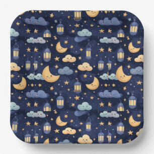 Islamic Baby Shower Paper Plates Aqiqah