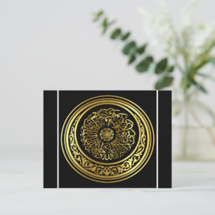 Islamic calligraphy postcard