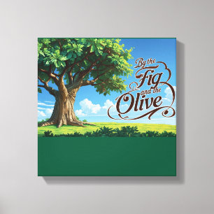 Islamic Decor- Religious Trees In Islam Canvas Print