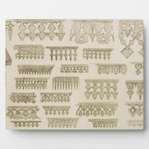 Islamic designs for cornice, balcony and mashrabiy plaque