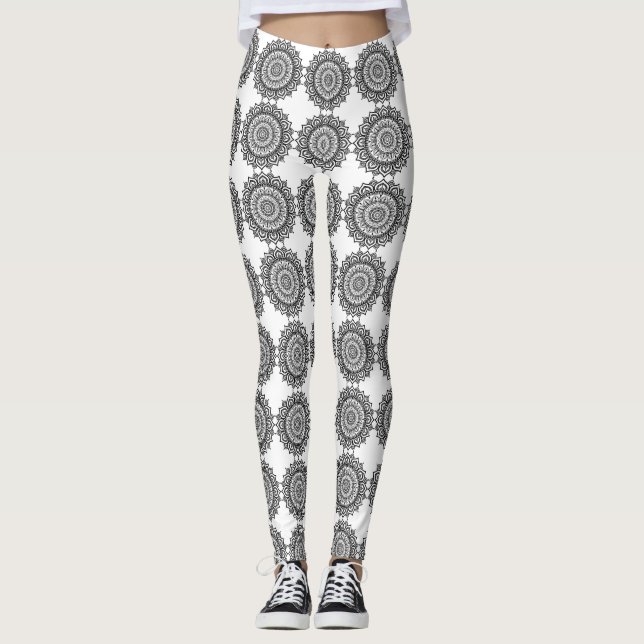 Islamic geometric clothing leggings (Front)