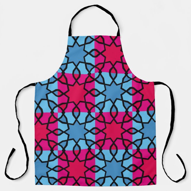 Islamic geometric motifs, which are very niceabstr apron (Front)