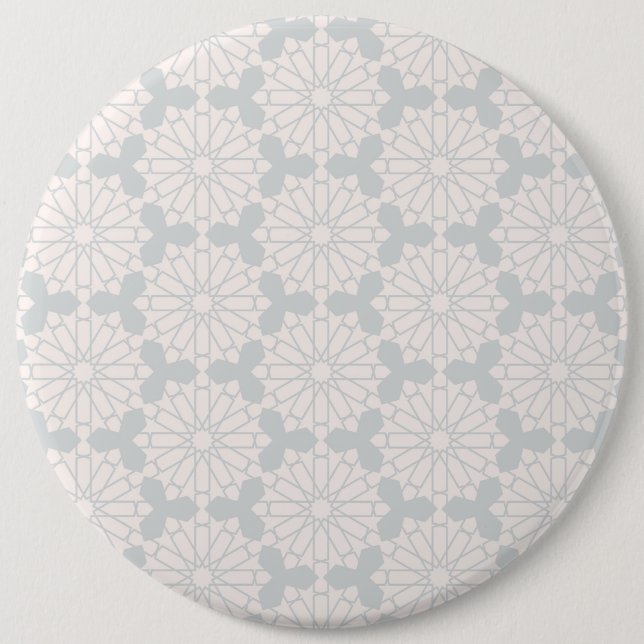 Islamic Geometric Pattern 6 Cm Round Badge (Front)
