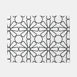 Islamic Geometric Pattern Arabic Design Doormat