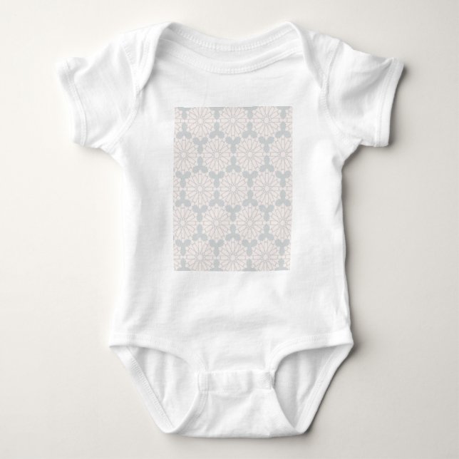 Islamic Geometric Pattern Baby Bodysuit (Front)
