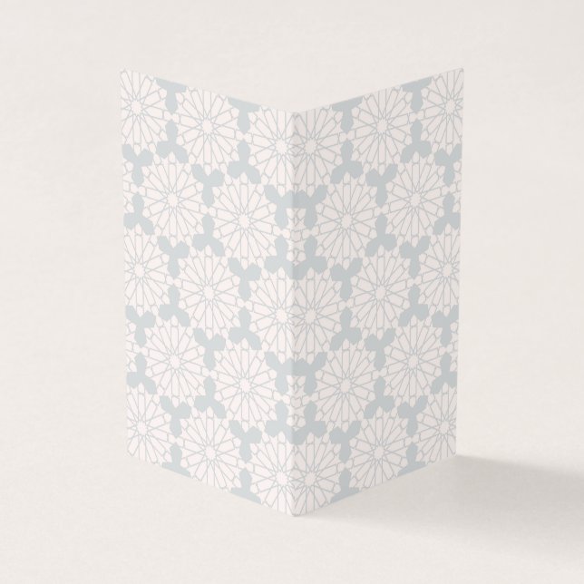 Islamic Geometric Pattern Business Card (Outside)