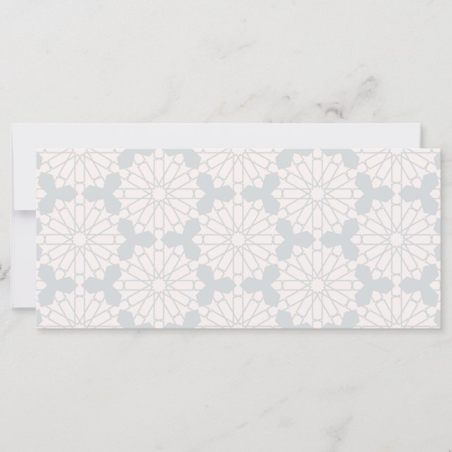 Islamic Geometric Pattern Card (Front)