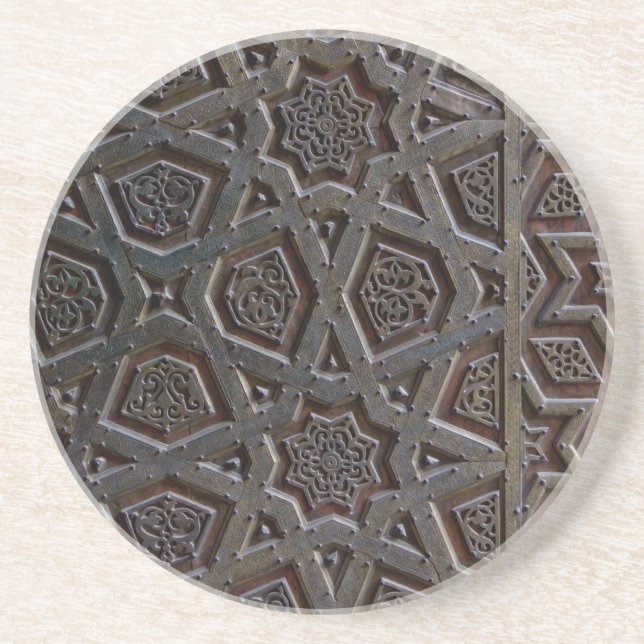 Islamic Geometric Pattern Coaster (Front)