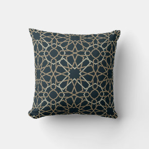Islamic Geometric Pattern Design Abstract Cushion