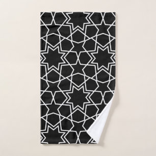 Islamic Geometric Pattern Design Arabic Hand Towel