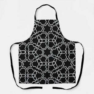 Islamic Geometric Pattern Design Arabic Vintage Apron