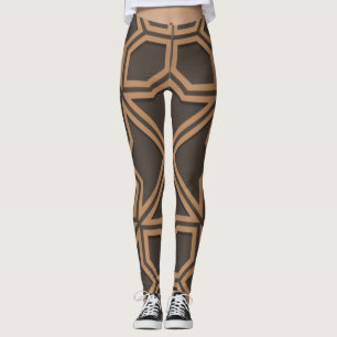 Islamic Geometric Pattern Design   Leggings