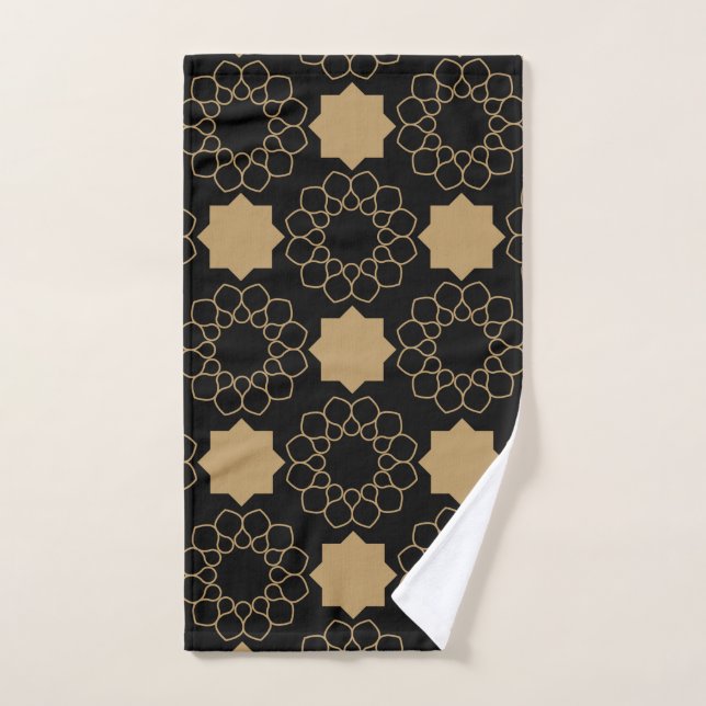 Islamic Geometric Pattern Design Turkish       Hand Towel (Hand Towel)