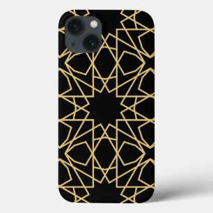 Islamic Geometric Pattern Design Vintage iPhone 13 Case