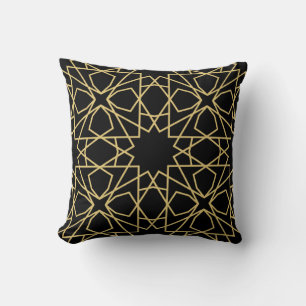 Islamic Geometric Pattern Design Vintage Cushion