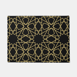 Islamic Geometric Pattern Design Vintage Doormat
